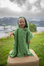 Load image into Gallery viewer, Organic bathing poncho for children
