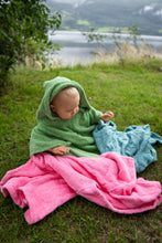 Load image into Gallery viewer, Organic bathing poncho for children
